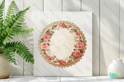 Vintage Valentine Label Sublimation Clipart Product Image 2