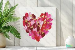 Valentine Day Heart Brushstroke Clipart Product Image 2