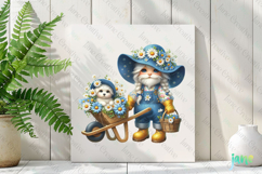 Spring Gnome And Daisy Clipart Product Image 2
