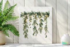 Hanging Christmas Strings Clipart Product Image 2