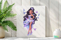 Spring Fashion Girl Sublimation Clipart Product Image 2