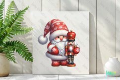 Cute Christmas Gnome And Nutcracker Clipart Product Image 2