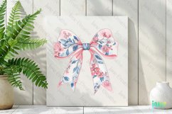 Chinoiserie Easter Bow Sublimation Clipart Product Image 2