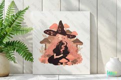 Mushroom Witch Subliamtion Clipart Product Image 2