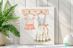 Gardening Dress Sublimation Clipart Product Image 2
