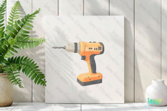 Watercolor Construction Clipart Bundle Product Image 3