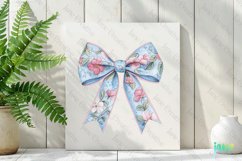 Chinoiserie Easter Bow Sublimation Clipart Product Image 2
