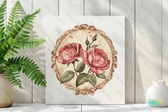 Vintage Valentine Label Sublimation Clipart Product Image 2