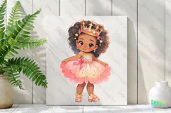 Baby Girl Ballerina Sublimation Clipart Product Image 2