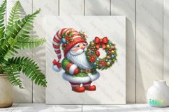 Cute Christmas Gnome Clipart Product Image 2