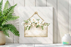 Gardening Girl Sign Board Sublimation Clipart Product Image 2
