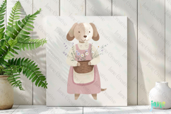 Rustic Vintage Farmhouse Spring Charm Clipart Product Image 2