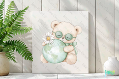 Cute Earth Clipart Sublimation Product Image 3