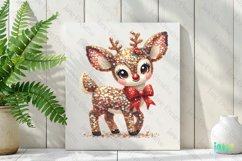 Sparkling Christmas Reindeer Character Clipart Product Image 2