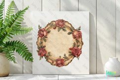 Vintage Valentine Label Sublimation Clipart Product Image 2