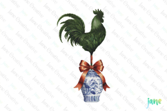 Easter Rooster Chinoiserie Clipart Product Image 1