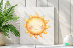 Gardening Girl Sun Sublimation Clipart Product Image 2