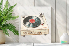 Retro Turntable Sublimation Clipart Product Image 2