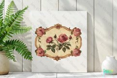 Vintage Valentine Label Sublimation Clipart Product Image 2
