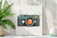 Retro Film Camera Sublimation Clipart Product Image 2