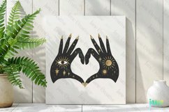 Woman Hand With Celestial Gold Clipart Product Image 2