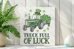 Truck Full Of Luck St Patrick's Day Clipart Product Image 2