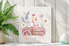 Rustic Vintage Farmhouse Spring Charm Clipart Product Image 2