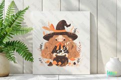 Mushroom Witch Subliamtion Clipart Product Image 2