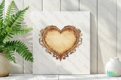 Vintage Valentine Label Sublimation Clipart Product Image 2