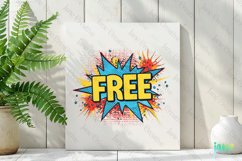 Pop Art Sale Advertisement Clipart Product Image 2