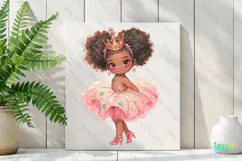 Baby Girl Ballerina Sublimation Clipart Product Image 2