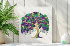 Brushstroke Mardi Gras Tree PNG Clipart Product Image 2