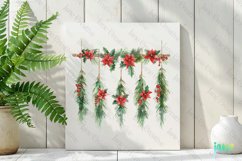 Hanging Christmas Strings Clipart Product Image 2