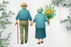 Old Couple Valentine’s Day Sublimation Product Image 1