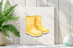 Gardening Girl Boots Sublimation Clipart Product Image 2