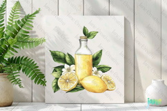 Watercolor Lemon Clipart Product Image 3