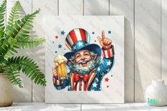 4th Of July Funny Gnome Sublimation Product Image 3