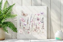 Pastel WildFlowers Clipart Product Image 2