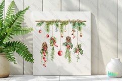 Hanging Christmas Strings Clipart Product Image 2