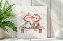 Valentine Animals Sublimation Clipart Product Image 2
