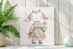 Rustic Vintage Farmhouse Spring Charm Clipart Product Image 2