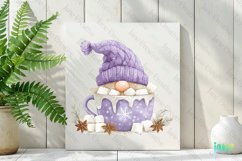 Gnome Coffee Cup Watercolor Clipart Product Image 2