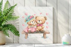 Valentine Animals Sublimation Clipart Product Image 2