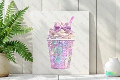 Girly Glitter Coquette Valentine Cup Clipart Product Image 2