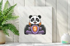 Cute Racing Animals Sublimation Clipart Product Image 2