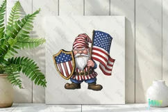4th Of July Patriotic Gnome Clipart Product Image 2