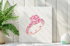 Coquette Valentine Bundle Clipart Product Image 2