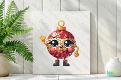 Sparkling Christmas Ornament Character Clipart Product Image 2