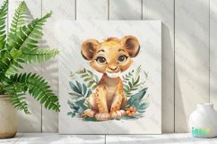 Baby Jungle Lioness Clipart Product Image 2