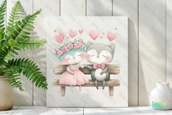 Valentine Animals Sublimation Clipart Product Image 2